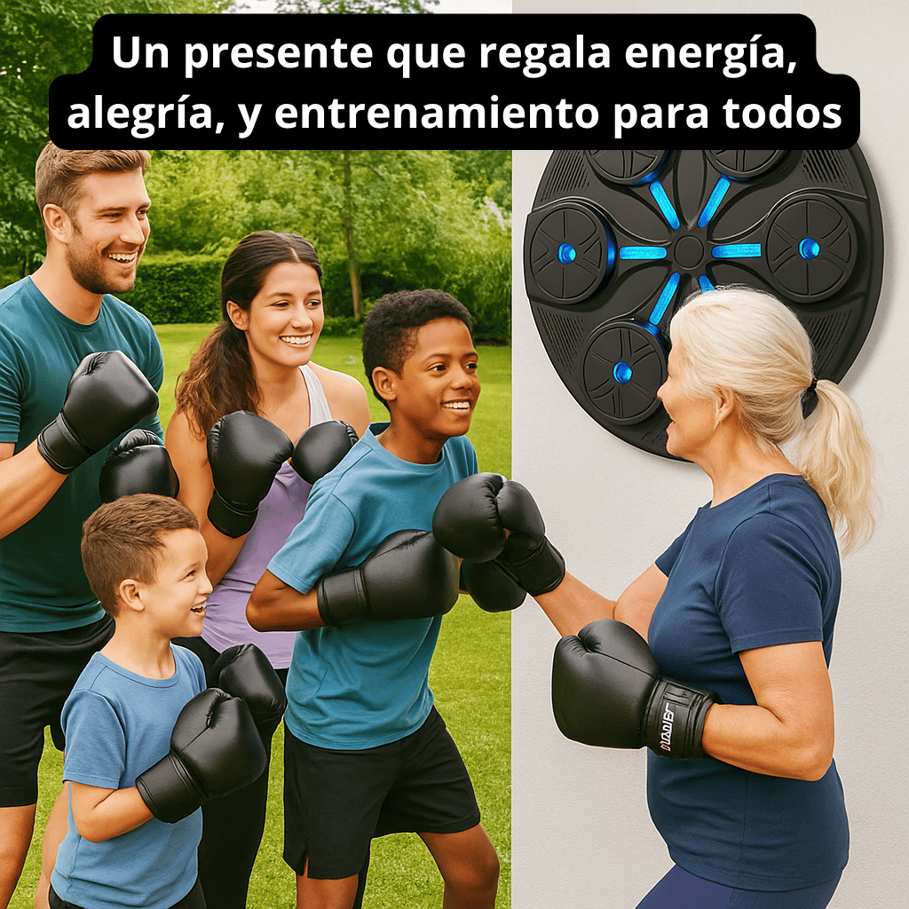 Entrena como Campeones ✨ Con tu Máquina de Box Smart 🥊 Ríe y Baila al Ritmo de la Música 🎵