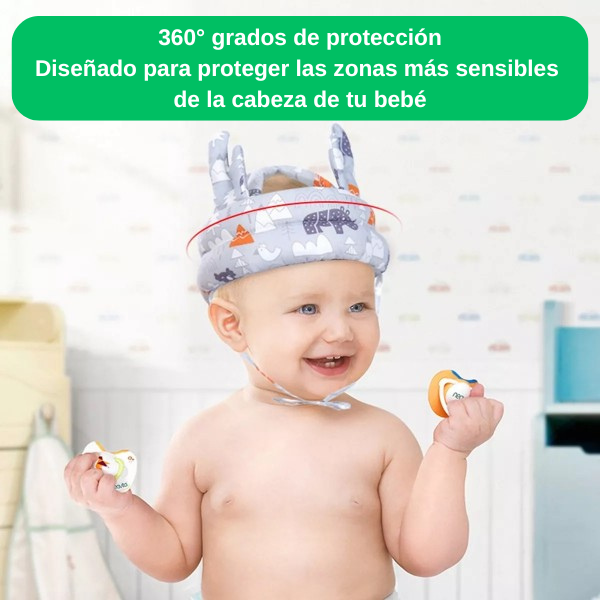 Casco de Protección Acolchado Anti-Golpes 👼🏻