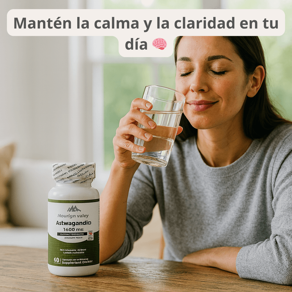 Ashwagandha Premium 1000 mg 🌿 Balance y Vitalidad 🌿 Recupera la calma que el estrés nos quita 🌿