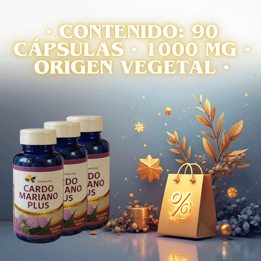 Cardo Mariano Plus 🌿 Cuidado Hepático (Hígado) – Apoya tu bienestar natural cada día 🌿