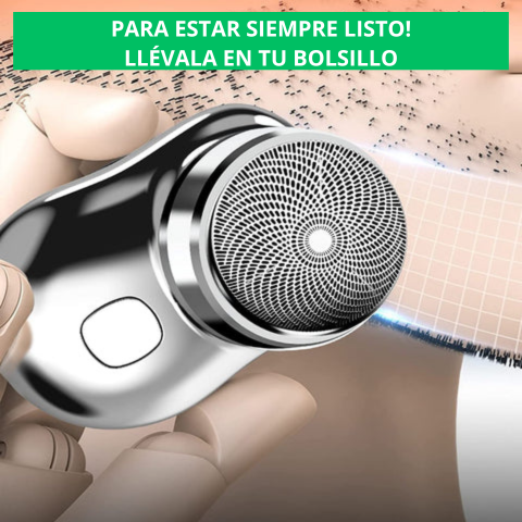 MINI AFEITADORA PORTATIL RECARGABLE