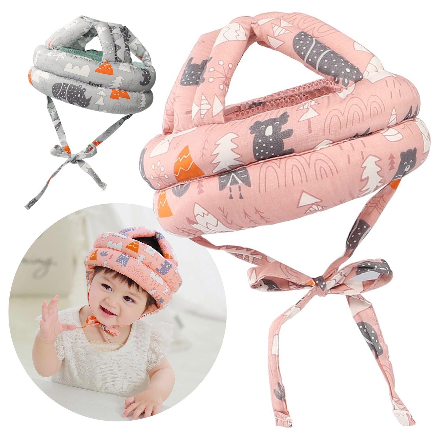 Casco de Protección Acolchado Anti-Golpes 👼🏻