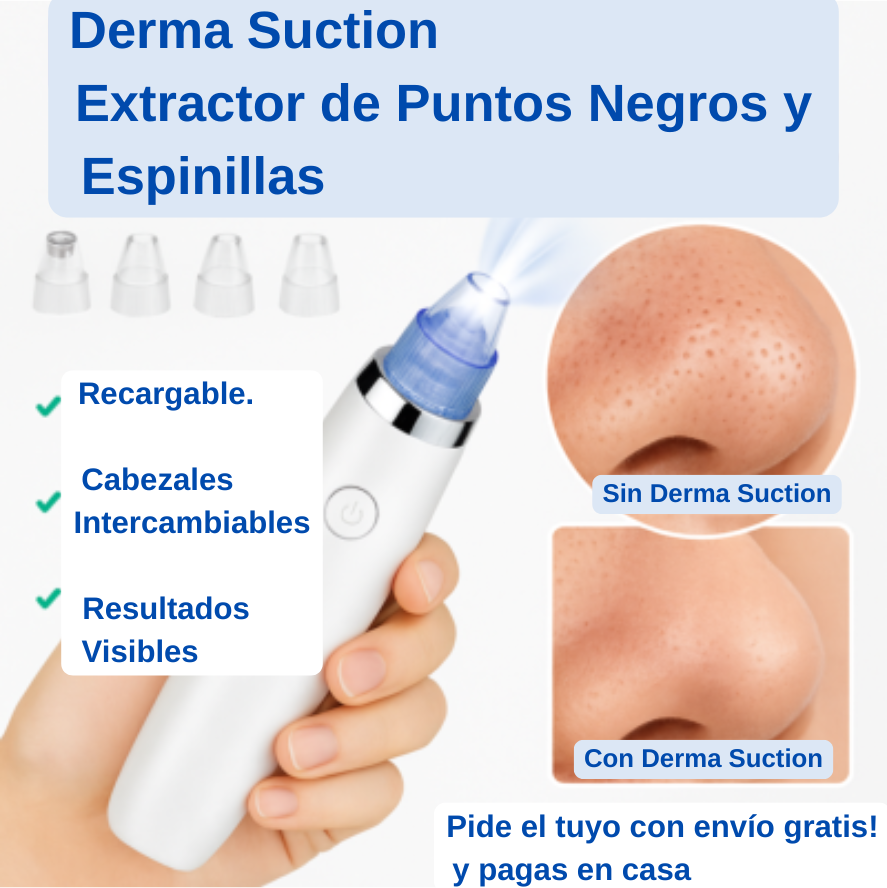 Derma Suction - Extractor de Puntos Negros y Espinillas