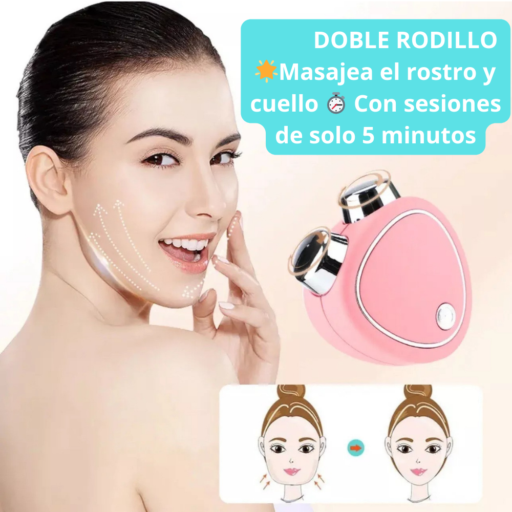 Masajeador Facial con Microcorriente 🎁 Serum de Regalo