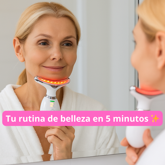 ✨Masajeador Facial LED * Reafirma y Reduce líneas de expresión * Piel más joven✨