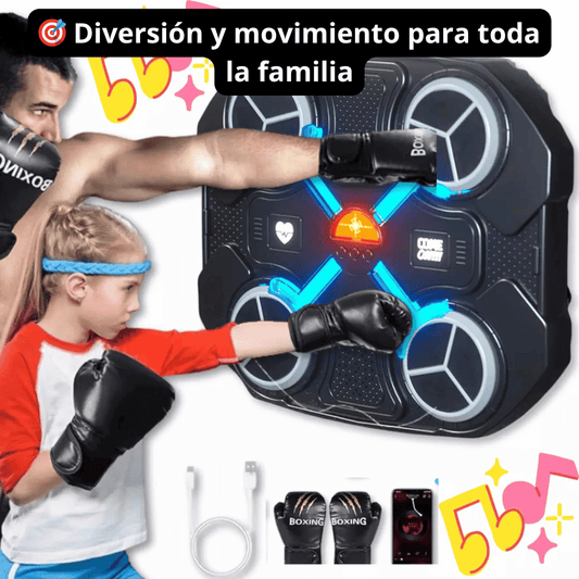 Entrena como Campeón(a) con tu Máquina de Box Smart 🥊 Ríe y Baila en Familia al Ritmo de la Música 🎵