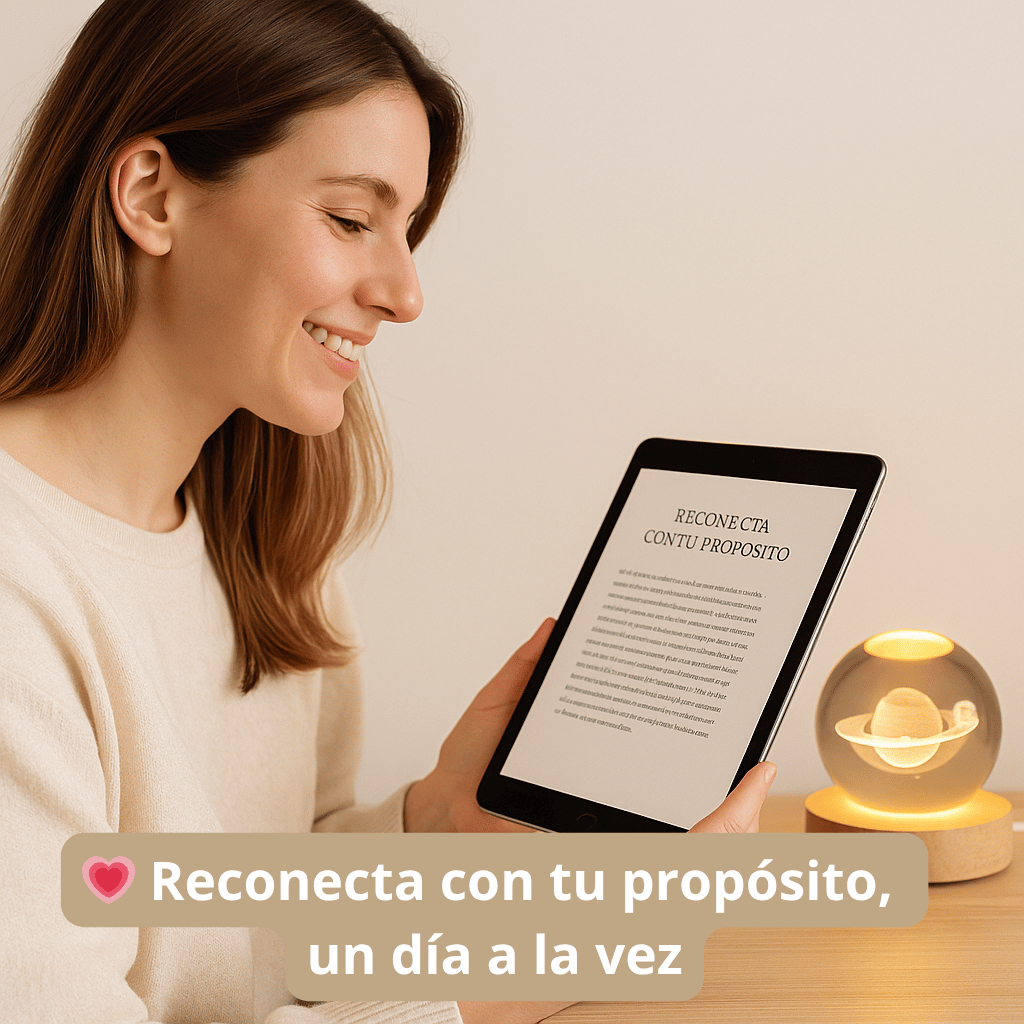 ✨ Calma tu mente y reconecta con tu propósito con este kit de luz interior. Incluye: Ebook digital + Lámpara de cristal ✨