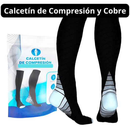 Calcetín de Comprensión con Cobre® Ayuda a Aliviar tu día a día✨✨✨