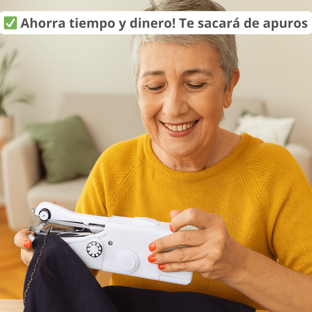 Máquina de Coser Portátil – Repara, Crea, y Soluciona tus Prendas en Minutos 🎁 Incluye Accesorios