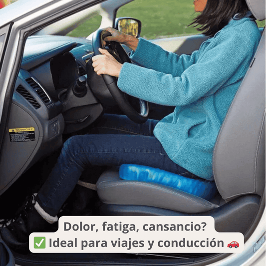 Asiento de Gel Premium Mejora tu Postura 👌 Trabaja, Conduce, Estudia con Mayor Confort