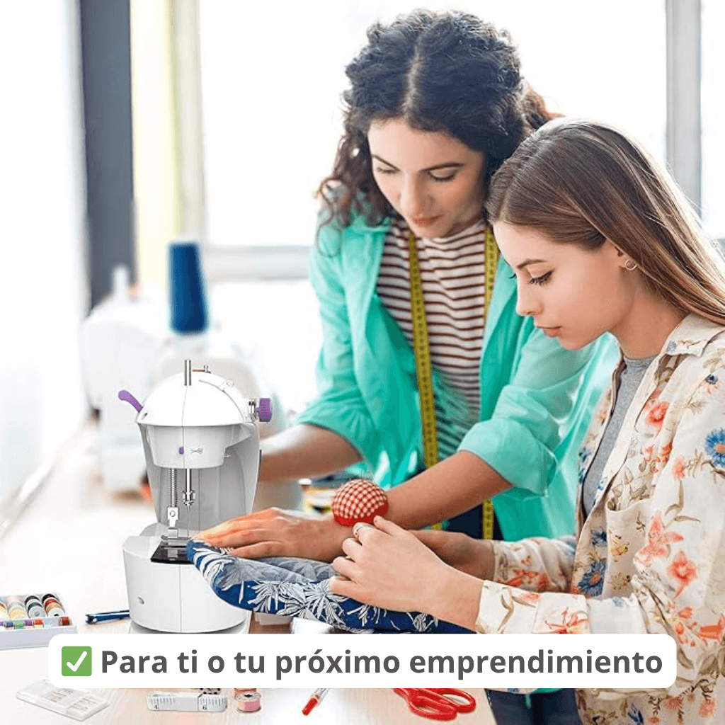 Máquina de Coser Portátil – Repara, Crea, y Soluciona tus Prendas en Minutos 🎁 Incluye Accesorios
