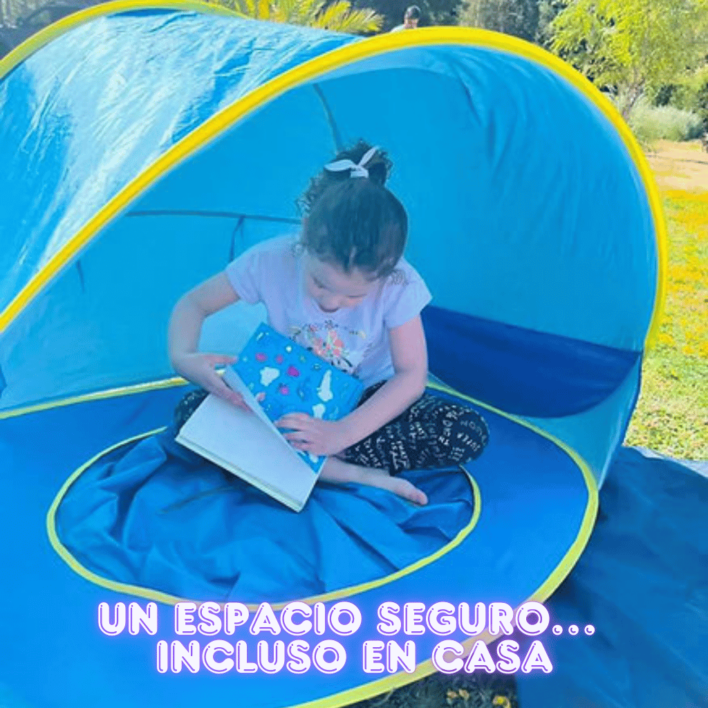 Carpa Piscina 2 en 1 💦 Con Protección UV 🌞 Mantén su Piel Segura Todo el Verano!