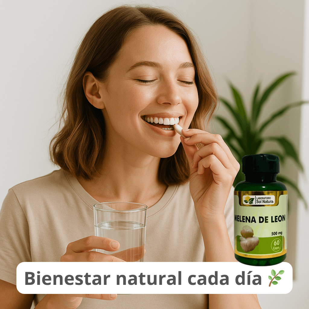 Hongo Natural Melena de León 🌟 Vitalidad Mental 🌟 Potencia tu día con Bienestar!