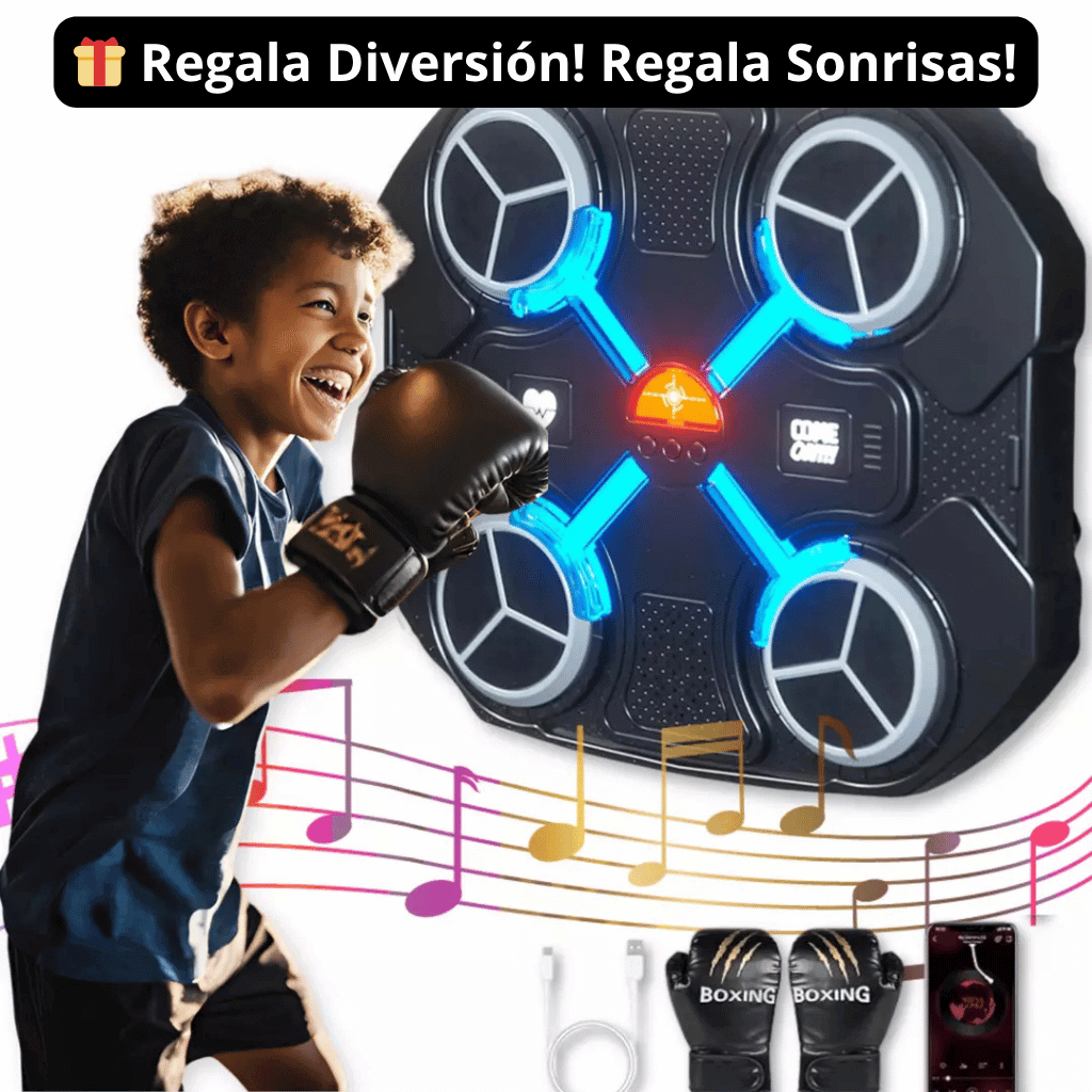 Entrena como Campeón(a) con tu Máquina de Box Smart 🥊 Ríe y Baila en Familia al Ritmo de la Música 🎵
