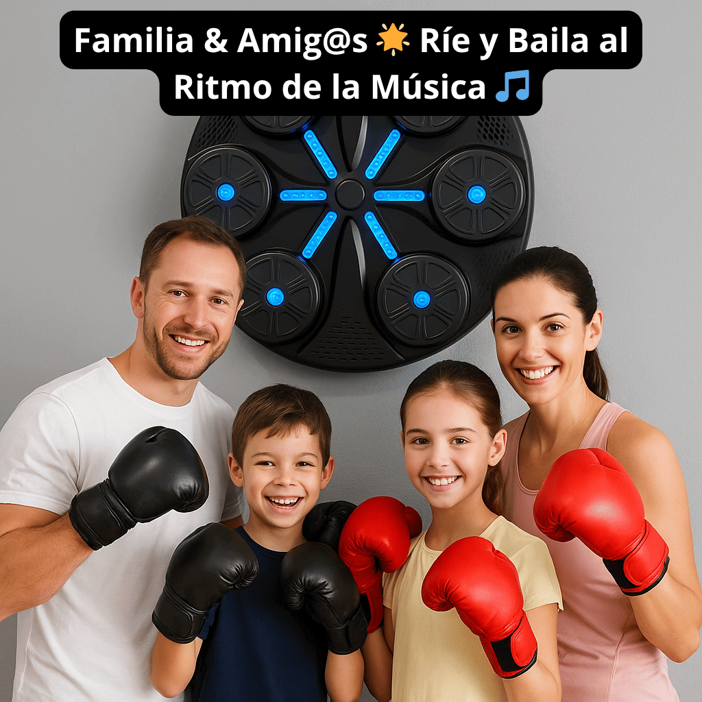 Entrena como Campeones ✨ Con tu Máquina de Box Smart 🥊 Ríe y Baila al Ritmo de la Música 🎵