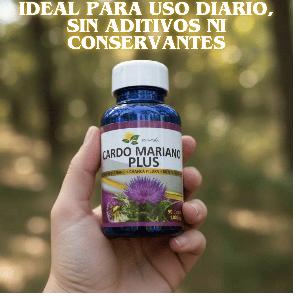Cardo Mariano Plus 🌿 Cuidado Hepático (Hígado) – Apoya tu bienestar natural cada día 🌿