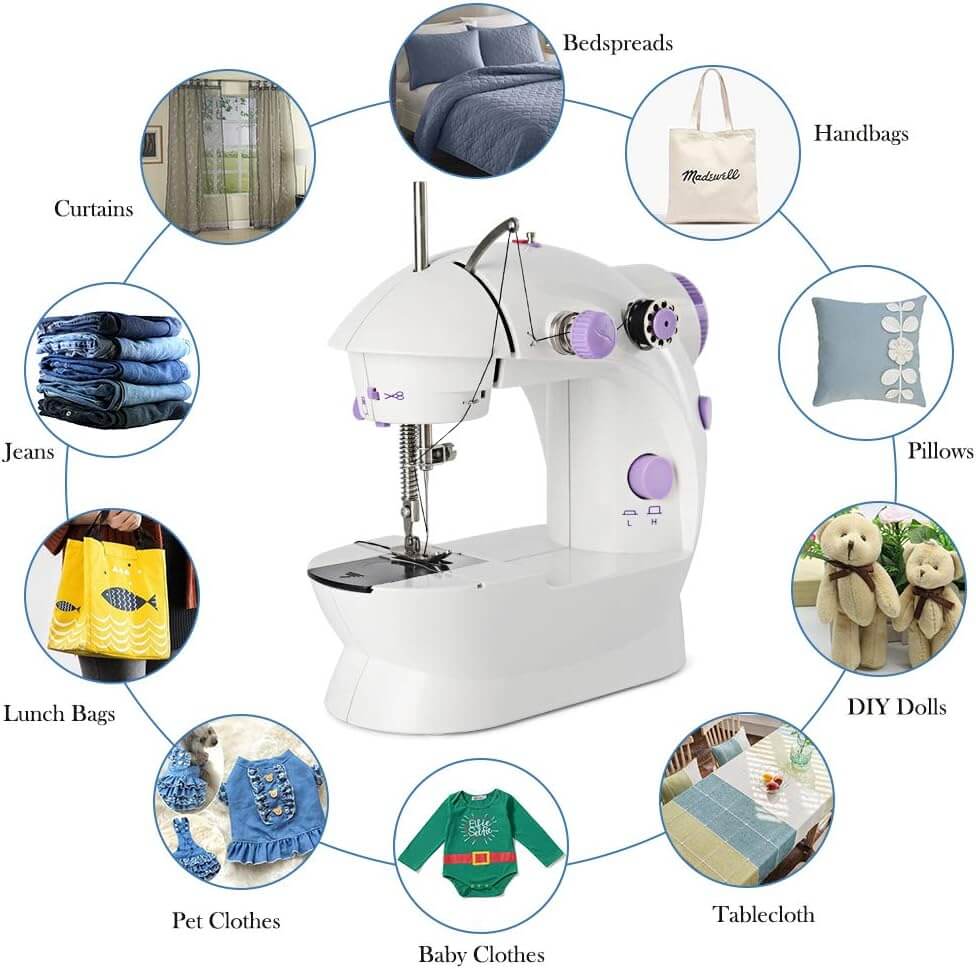 Máquina de Coser Portátil – Repara, Crea, y Soluciona tus Prendas en Minutos 🎁 Incluye Accesorios