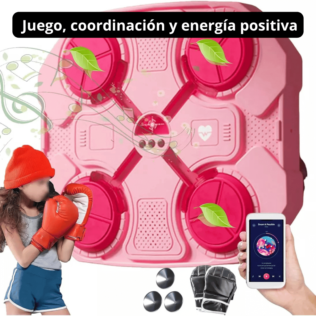 Entrena como Campeón(a) con tu Máquina de Box Smart 🥊 Ríe y Baila en Familia al Ritmo de la Música 🎵