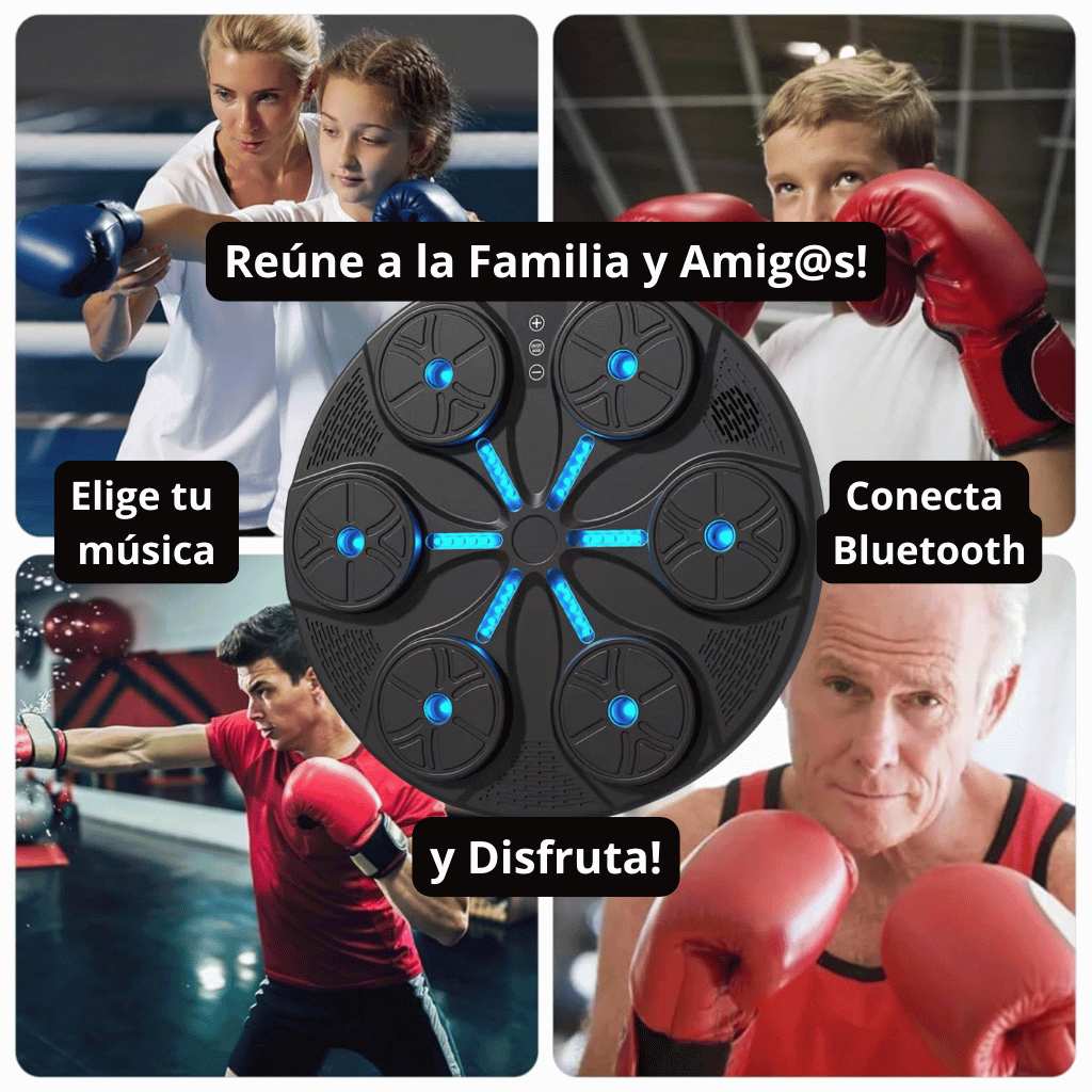Entrena como Campeones ✨ Con tu Máquina de Box Smart 🥊 Ríe y Baila al Ritmo de la Música 🎵