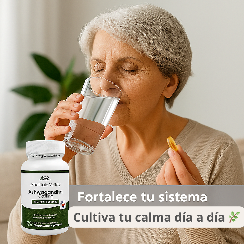 Ashwagandha Premium 1000 mg 🌿 Balance y Vitalidad 🌿 Recupera la calma que el estrés nos quita 🌿